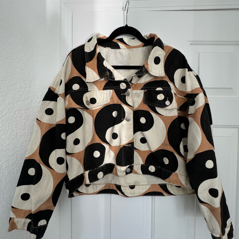Ying-Yang denim jacket